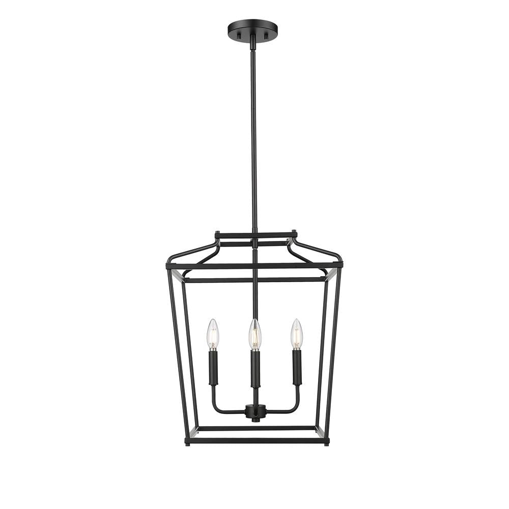 Millennium Lighting Nellita 16'' Wide 4-light Pendant - Matte Black