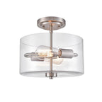 Millennium Lighting 2710-BN Brushed Nickel Semi-flush Ceiling Mount Image 2