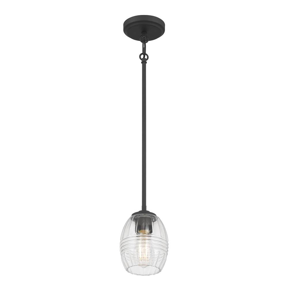 Millennium Lighting 9981-MB Matte Black Miravelle 5.25'' Wide 1-light Mini Pendant Image 7