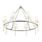 Millennium Lighting 16608-PN Polished Nickel Adorra 40'' Wide 8-light Chandelier - Polished Nickel Image 6
