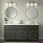 Millennium Lighting 65003-VB Vintage Brass Froselle 22'' Wide 3-light Vanity Image 4