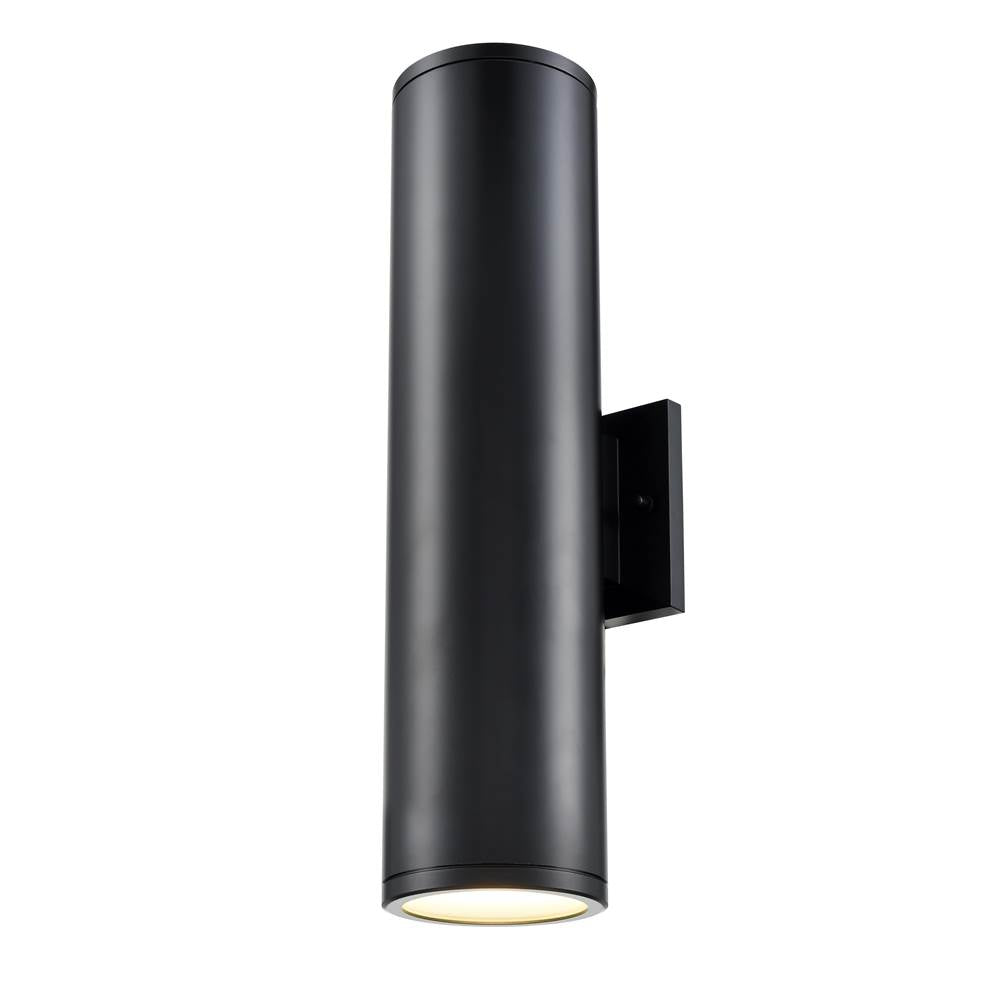 Millennium Lighting LED45002-PBK Powder Coated Black Led Outdoor Wall Sconce Image 5