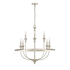 Millennium Lighting 28108-BN Brushed Nickel Chandelier Ceiling Light Image 1