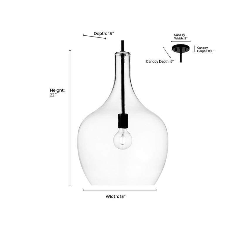Millennium Lighting 28501-VB Vintage Brass Pendant Light Image 2