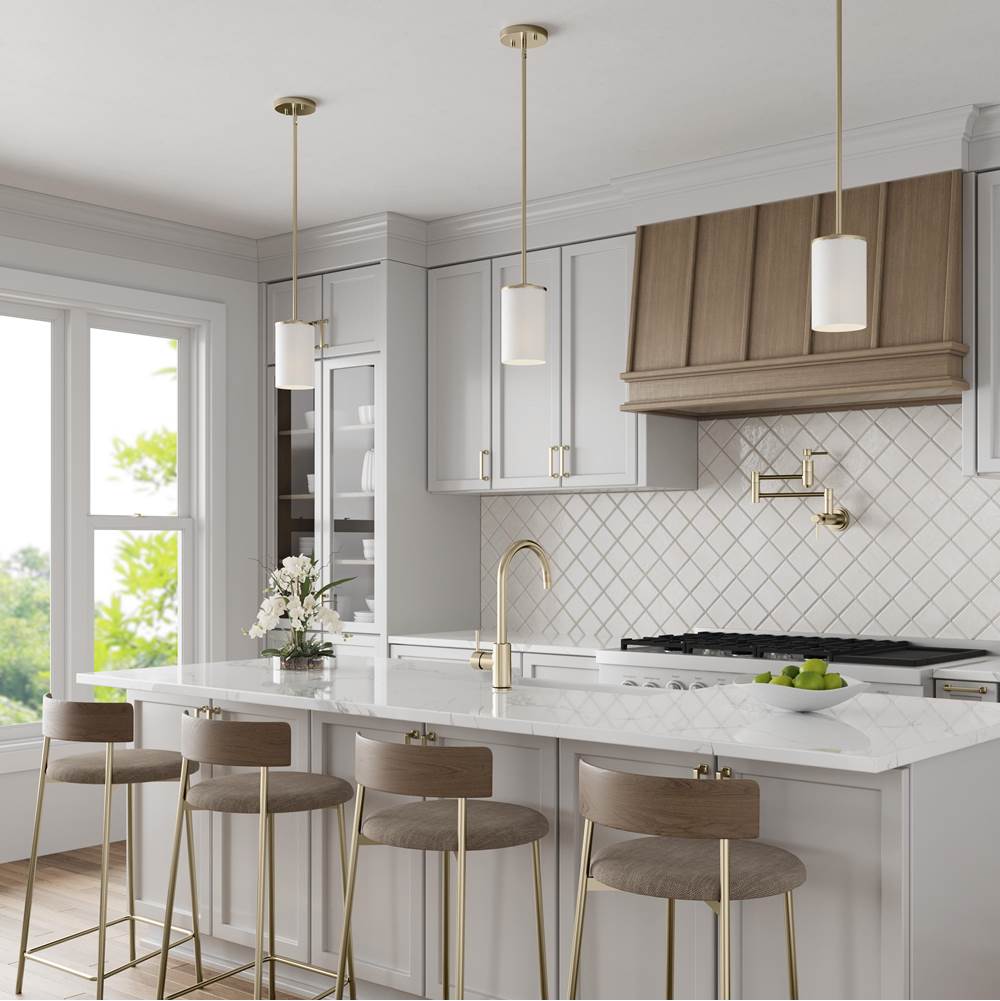 Millennium Lighting 2711WG-MG Modern Gold Verlana 5'' 1-light Mini Pendant - Modern Gold Image 3
