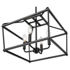 Millennium Lighting 19104-MB Matte Black Nellita 16'' Wide 4-light Pendant - Matte Black Image 7