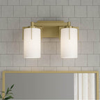 Millennium Lighting 65002-VB Vintage Brass Froselle 13.25'' Wide 2-light Vanity Image 4