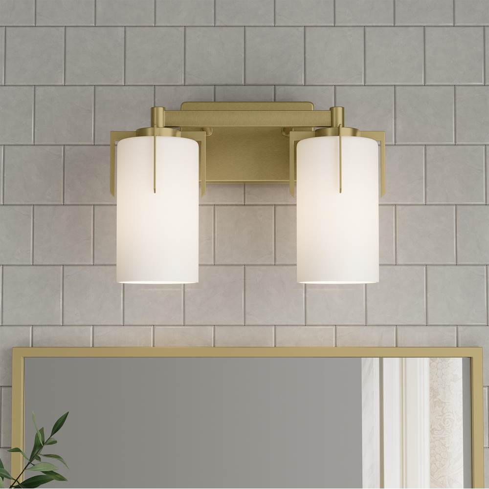 Millennium Lighting 65002-VB Vintage Brass Froselle 13.25'' Wide 2-light Vanity Image 4