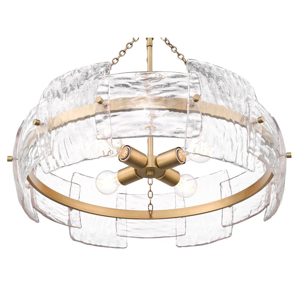 Millennium Lighting 199904-VB Vintage Brass Sinclara 24.75'' Wide 4-light Pendant - Vintage Brass Image 7