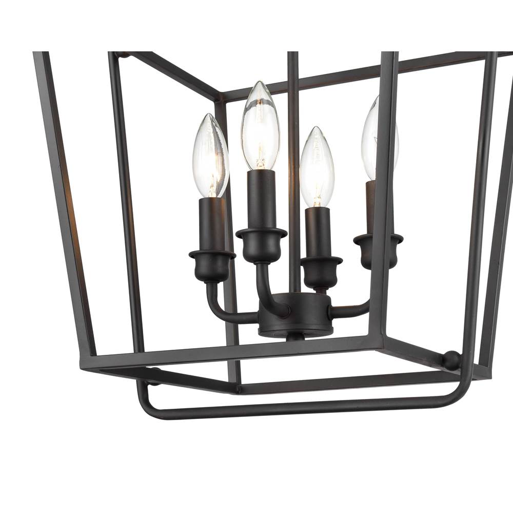 Millennium Lighting 3237-MB Matte Black Pendant Light Image 2