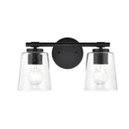 Millennium Lighting 8112-MB Matte Black 2 Light Vanity Image 2