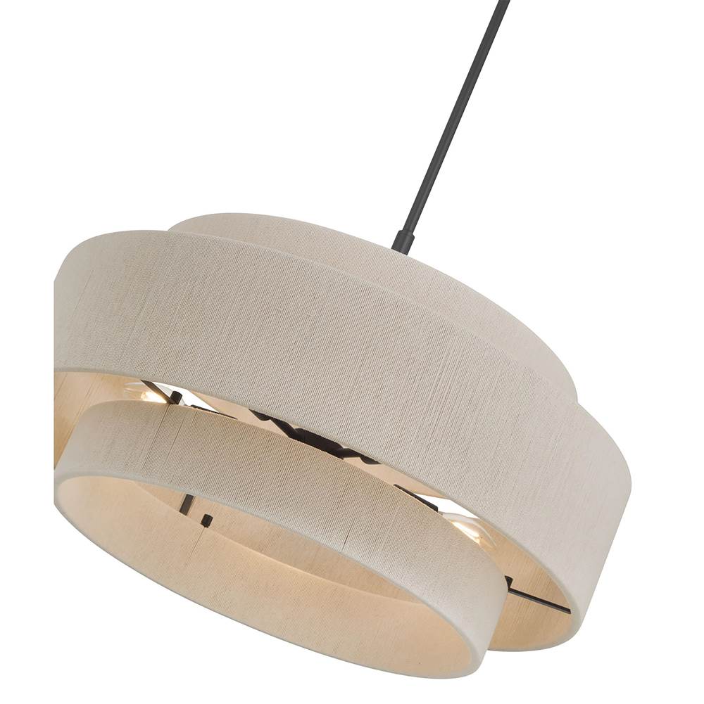 Millennium Lighting 208105-MB Matte Black Helbert 24'' Wide 5-light Pendant Image 5