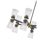 Millennium Lighting 9312-MB/VB Matte Black Lustria  29.5'' Wide 12-light Chandelier Image 5
