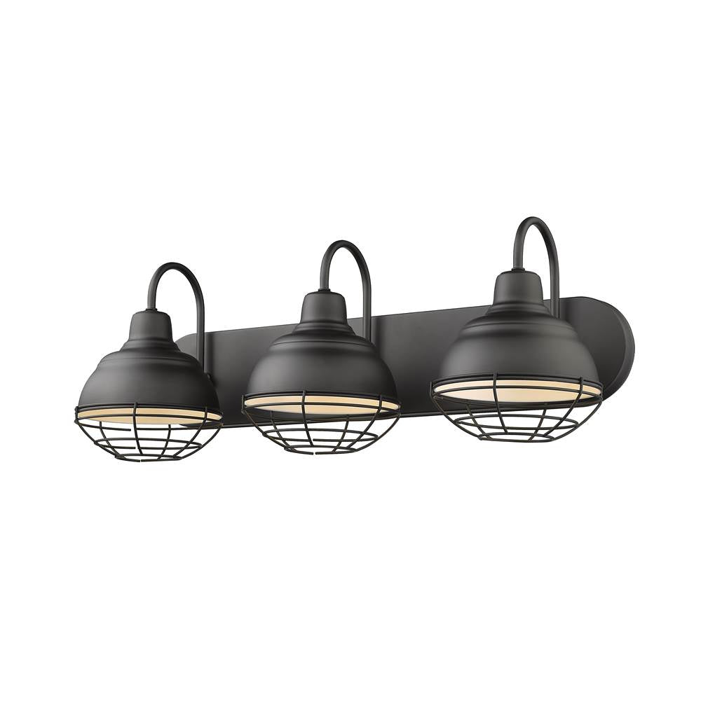 Millennium Lighting 5423-MB Matte Black Vanity Image 2