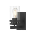Millennium Lighting 91021-MB Matte Black Lunden  9.25'' High 1-light Wall Sconce Image 1