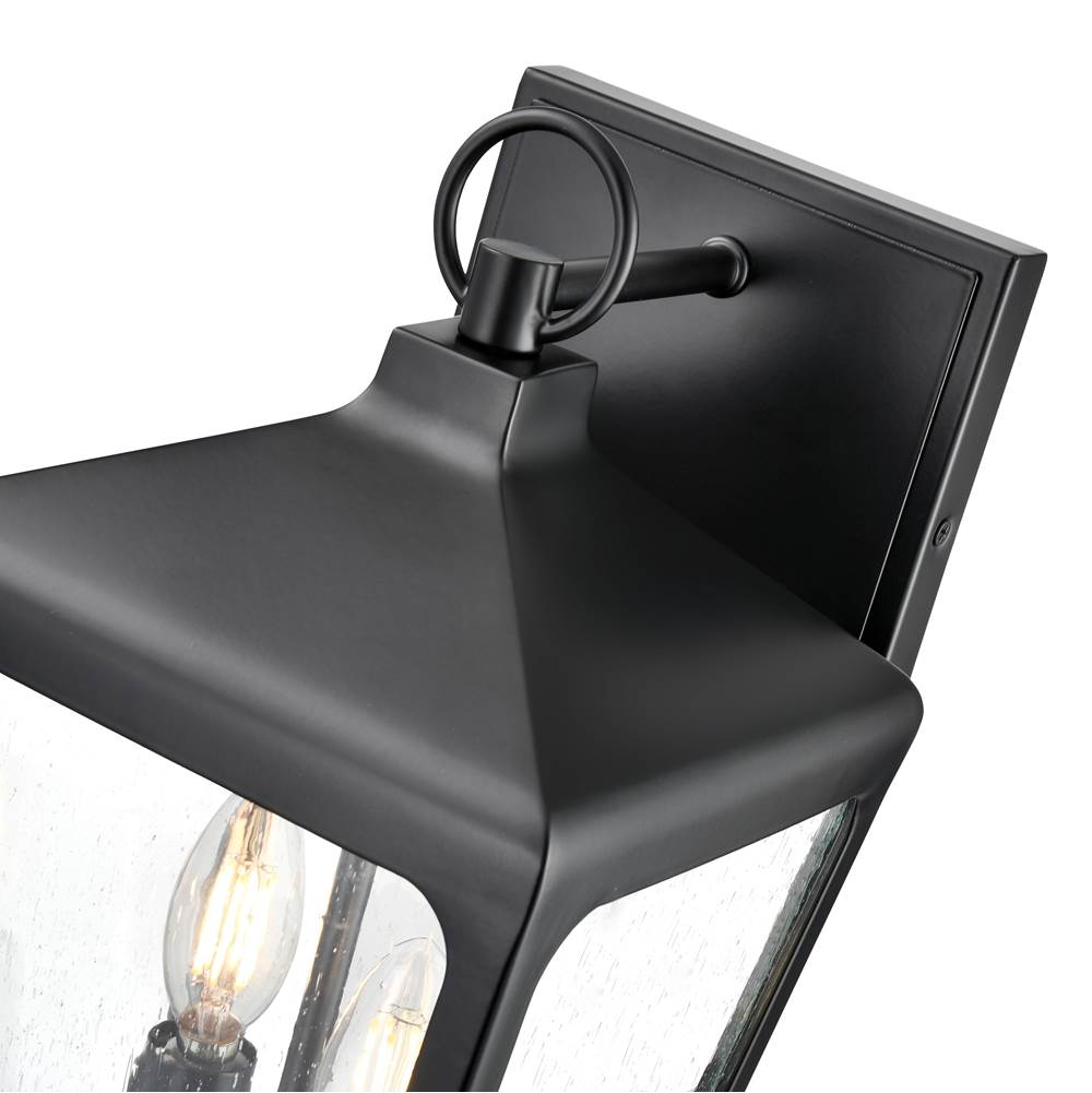 Millennium Lighting 7902-PBK Powder Coated Black Outdoor Wall Sconce Image 3