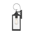 Millennium Lighting 402001-PBK Powder Coated Black Halston 16.75'' High 1-light Outdoor Lantern Image 7