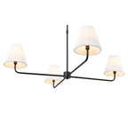 Millennium Lighting 25104-MB Matte Black Ami 40'' Wide 4-light Chandelier - Matte Black Image 6