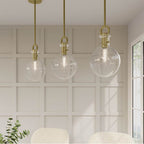 Millennium Lighting 204101-VB Vintage Brass Glanora  8'' Wide 1-light Mini Pendant Image 4
