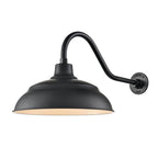 Millennium Lighting RALWHS17-SB Satin Black Aluminum Warehouse Shade Image 4