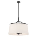 Millennium Lighting 240106-MB Matte Black Montrine 24'' Wide 6-light Pendant Image 1