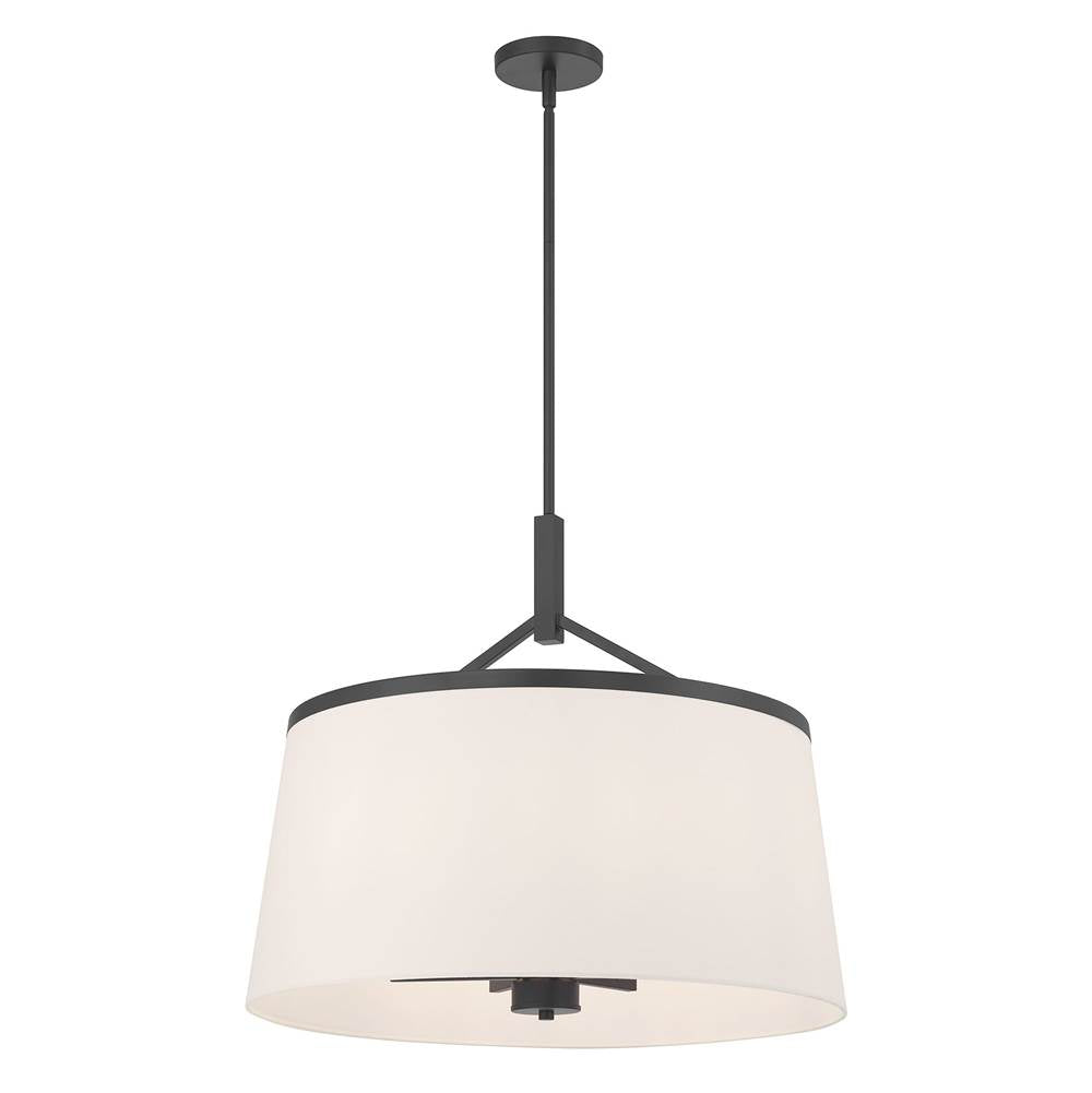 Millennium Lighting 240106-MB Matte Black Montrine 24'' Wide 6-light Pendant Image 1
