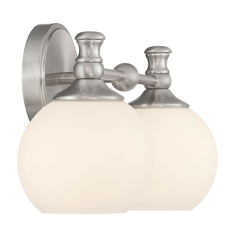 Millennium Lighting 201102-BN Brushed Nickel Orlisse 14.75'' Wide 2-light Vanity Image 7