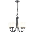 Millennium Lighting 9805-MB Matte Black 5 Light Chandelier Image 5
