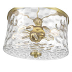 Millennium Lighting 909201-VB Vintage Brass Clarvyn 12'' Wide 2-light Semi-flush Mount Image 5