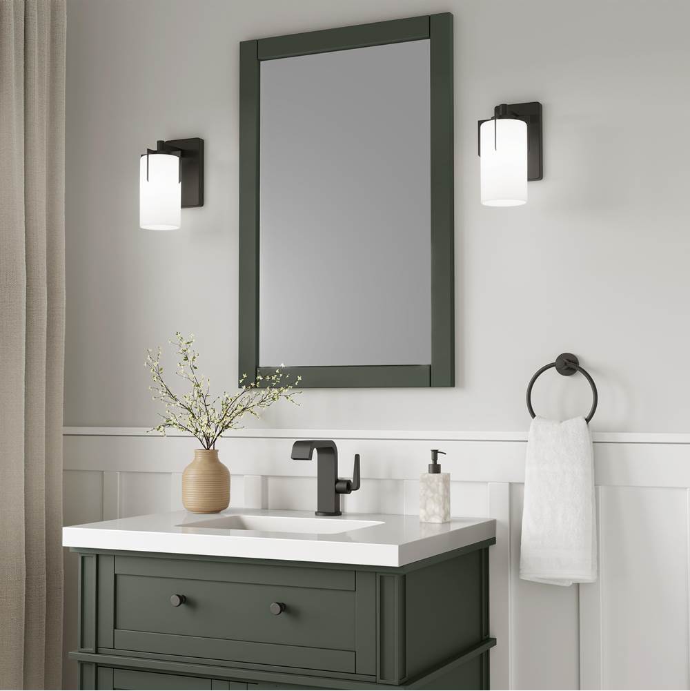Millennium Lighting 65001-MB Matte Black Froselle 9.5'' High 1-light Wall Sconce Image 4