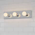 Millennium Lighting 96103-CH Chrome Bellisse 18'' Wide 3-light Bath Bar Image 3