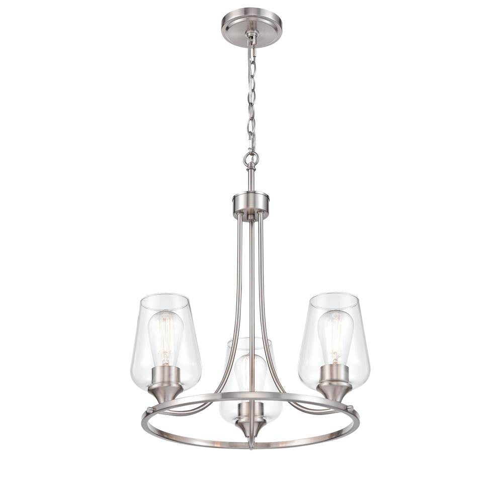 Millennium Lighting 9723-BN Brushed Nickel Chandelier Ceiling Light Image 1