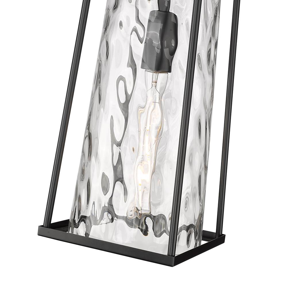 Millennium Lighting 10621-PBK Powder Coated Black Outdoor Hanging Lantern Image 4
