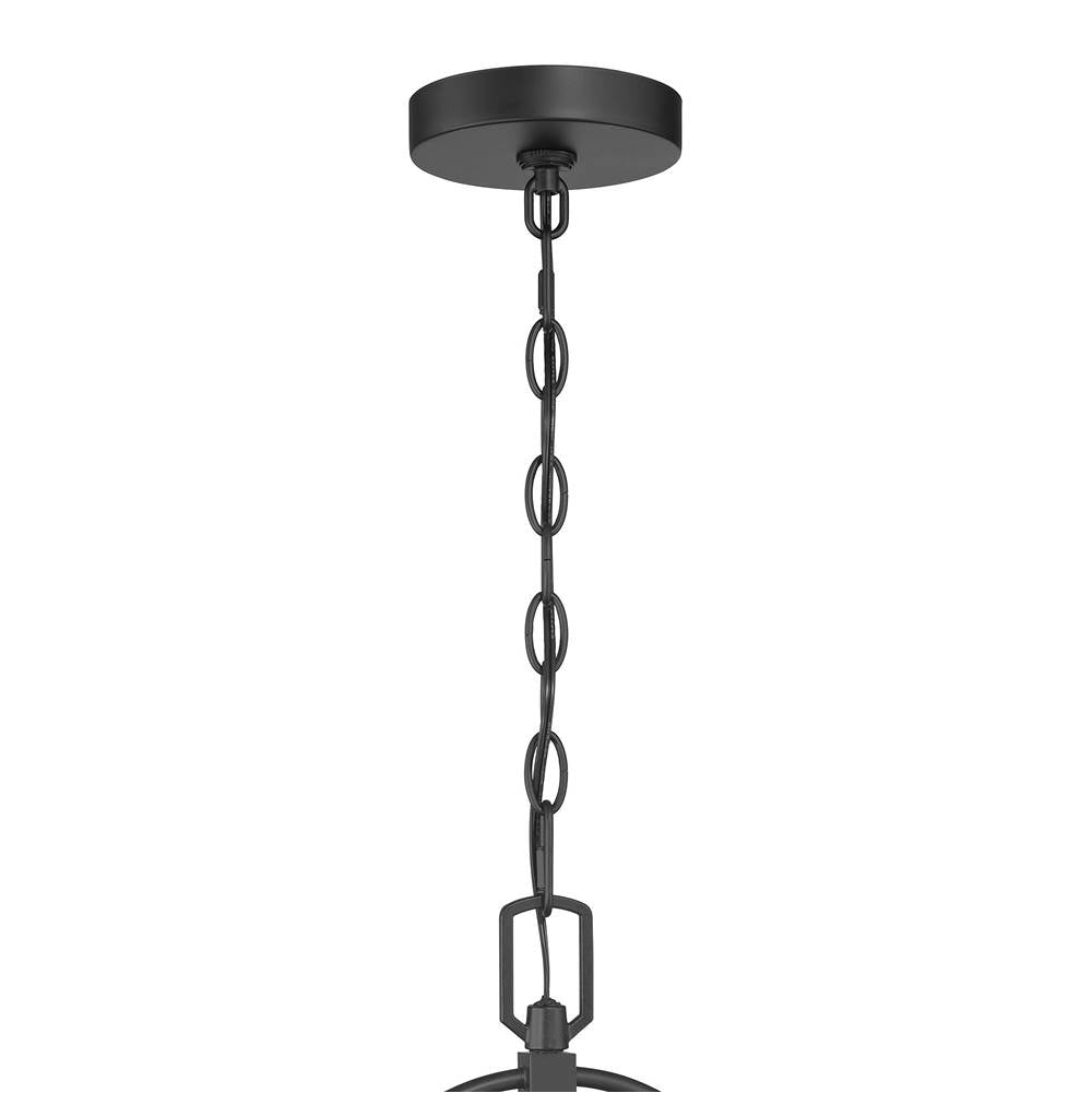 Millennium Lighting 66402-PBK Powder Coated Black Strathden 9'' Wide 2-light Outdoor Hanging Lantern Image 3