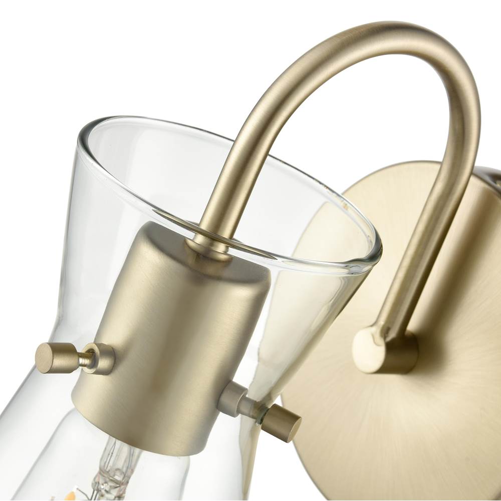 Millennium Lighting 21001-MG Modern Gold Camellia 4.75'' Wide 1-light Vanity - Modern Gold Image 5