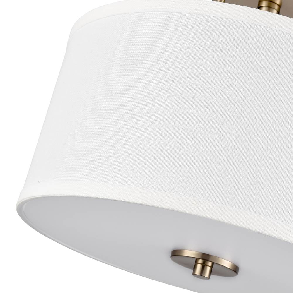 Millennium Lighting 41102-MG Modern Gold Guyten 13'' Wide 2-light Semi Flush - Modern Gold Image 4