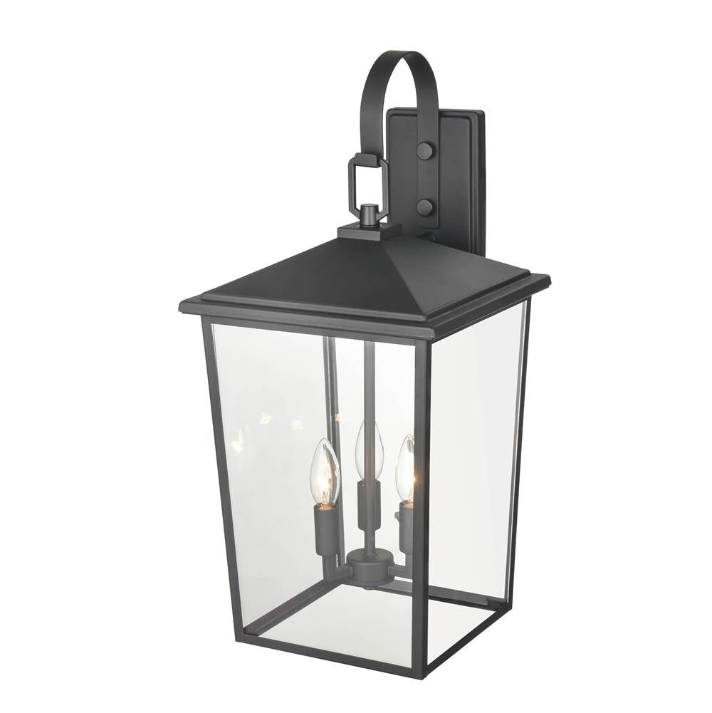 Millennium Lighting 2974-PBK Powder Coat Black Outdoor Hanging Lantern Image 2