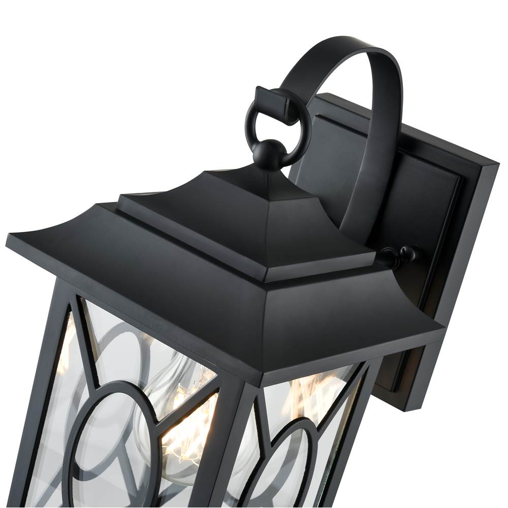Millennium Lighting 85101-PBK Powder Coated Black Outdoor Wall Sconce Image 3