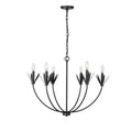 Millennium Lighting 12706-MB Matte Black Chandelier Ceiling Light Image 1