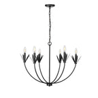 Millennium Lighting 12706-MB Matte Black Chandelier Ceiling Light Image 1