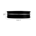 Millennium Lighting 90203-MB/VB Matte Black Stralara  16'' Wide 3-light Flush Mount Image 2