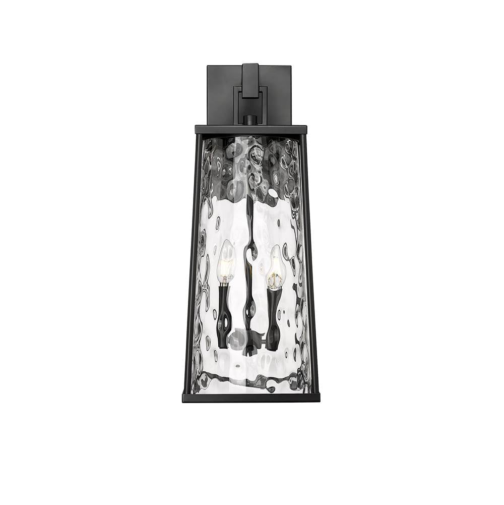 Millennium Lighting 10602-PBK Powder Coated Black Outdoor Wall Sconce Image 1