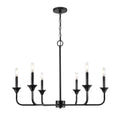 Millennium Lighting 97326-MB Matte Black Chandelier Ceiling Light Image 1