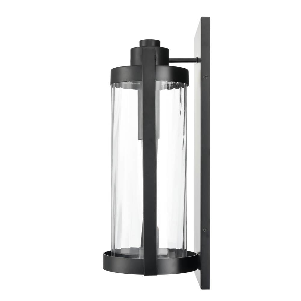 Millennium Lighting 192301-PBK Powder Coated Black Braselton 23.75'' High 1-light Outdoor Wall Sconce - Powder Coated Black Image 6