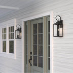 Millennium Lighting 402203-PBK Powder Coated Black Halston 28'' High 3-light Outdoor Lantern Image 4