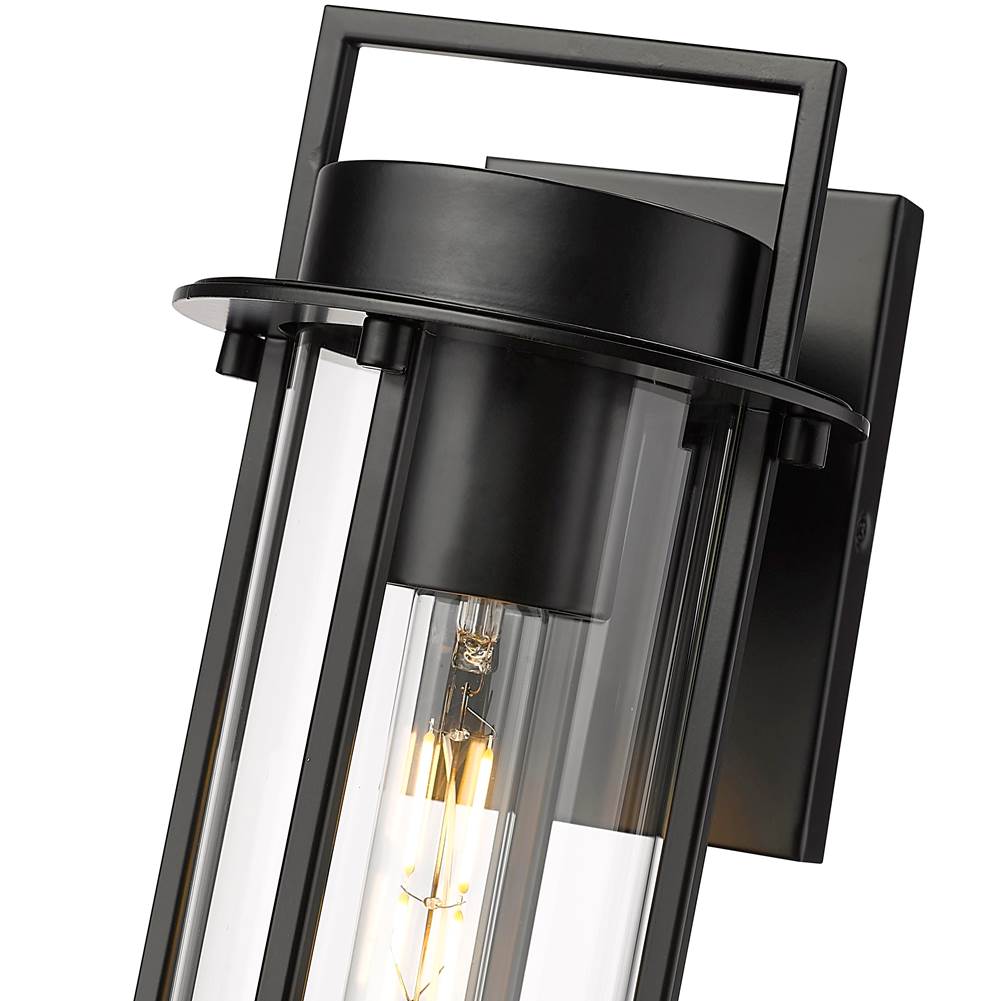 Millennium Lighting 10501-PBK Powder Coated Black Outdoor Wall Sconce Image 3