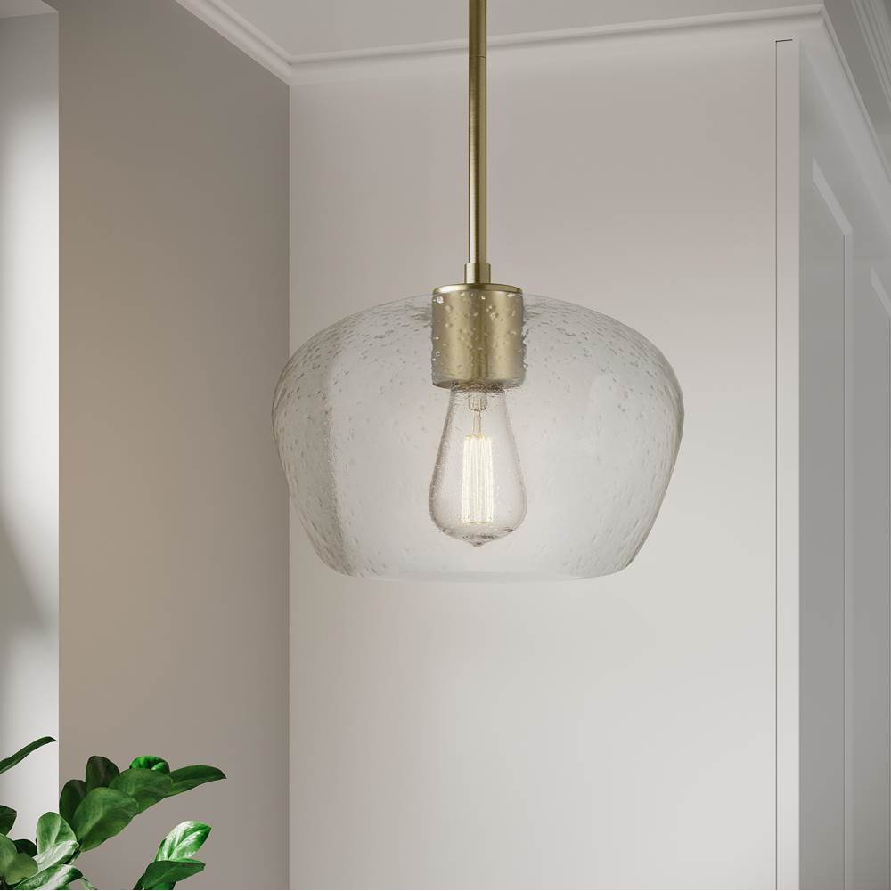 Millennium Lighting 203101-VB Vintage Brass Pomari 9.75'' Wide 1-light Pendant Image 4