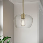 Millennium Lighting 203101-VB Vintage Brass Pomari 9.75'' Wide 1-light Pendant Image 4