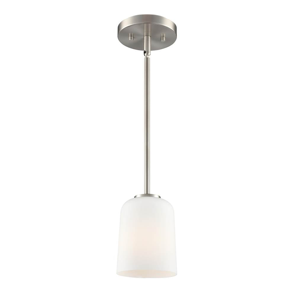 Millennium Lighting 214001-BN Brushed Nickel Laphia 5'' Wide 1-light Pendant - Brushed Nickel Image 1