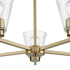 Millennium Lighting 64105-MG Modern Gold Strayhan 24'' 5-light Chandelier - Modern Gold Image 6